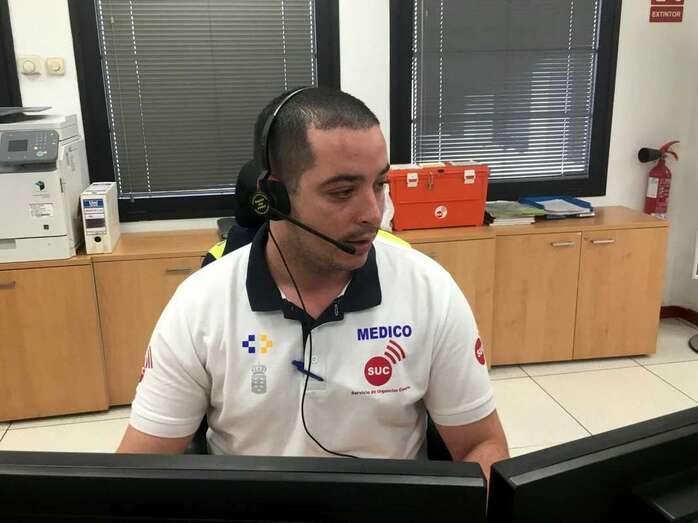 Médico de teleasistencia del 112 (Foto TA)